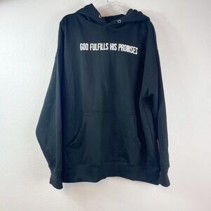 Gods Love Overcomes Hoodie 2X God Fulfills His Promises Christian Graphic GLO